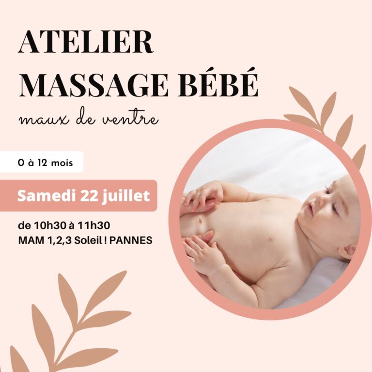Atelier massage bébé “maux de ventre”