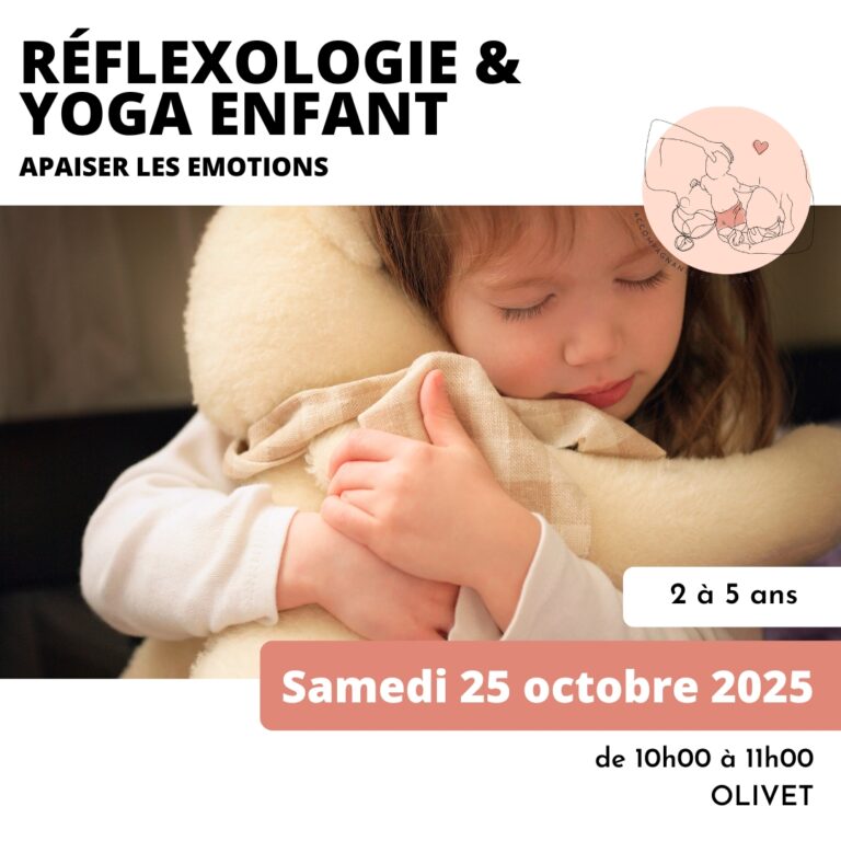 Atelier réflexologie/yoga enfant “apaiser les émotions”